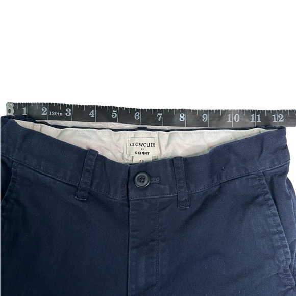 J. Crew Factory Boy's Navy Skinny Fit in Flex Chino Pants Size 10 - Picture 6 of 10